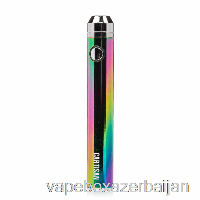 Vape Azerbaijan Cartisan Button VV 1300 510 Battery Rainbow